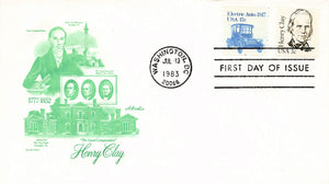 1983 Henry Clay .03c plus Electric Auto .17c