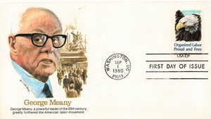 George Meany – 1980 First Day Cover | Labor Movement Icon