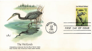 Wetlands – 1981 First Day Cover | Wildlife Sanctuary