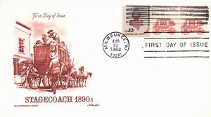 Stagecoach – 1981 First Day Cover | Historic Transportation