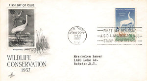 1957 Whooping Crane Wildlife Conservation 1 stamp