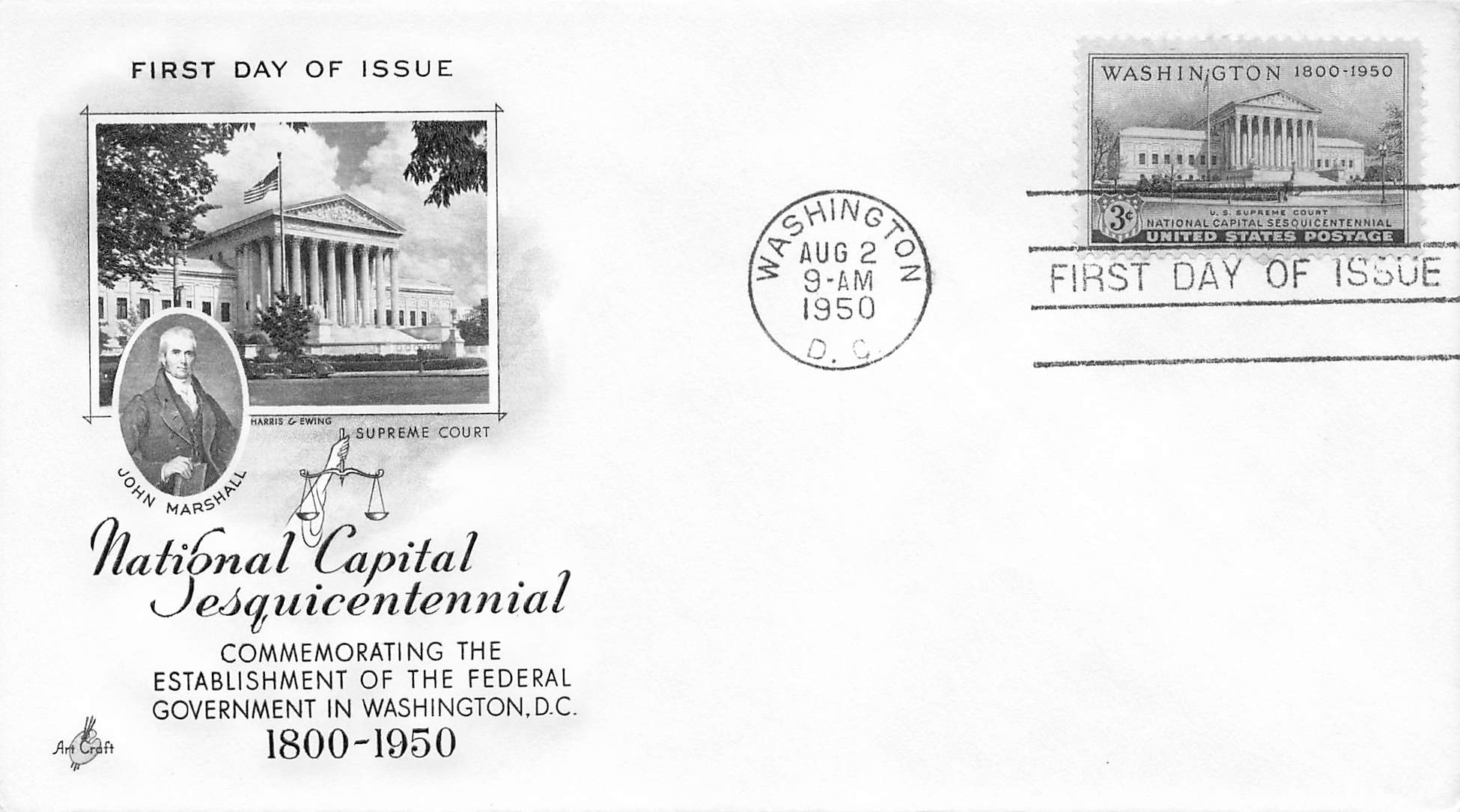 1950 National Capitol Sesquicentennial #991