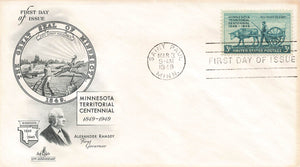 1949 Minnesota Territory 1 stamp