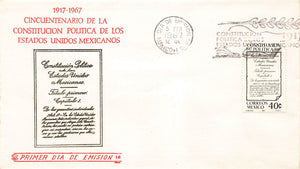 1967 Mexico - Constitucion Plitica De Los Estados Unidos Mexicanos .40