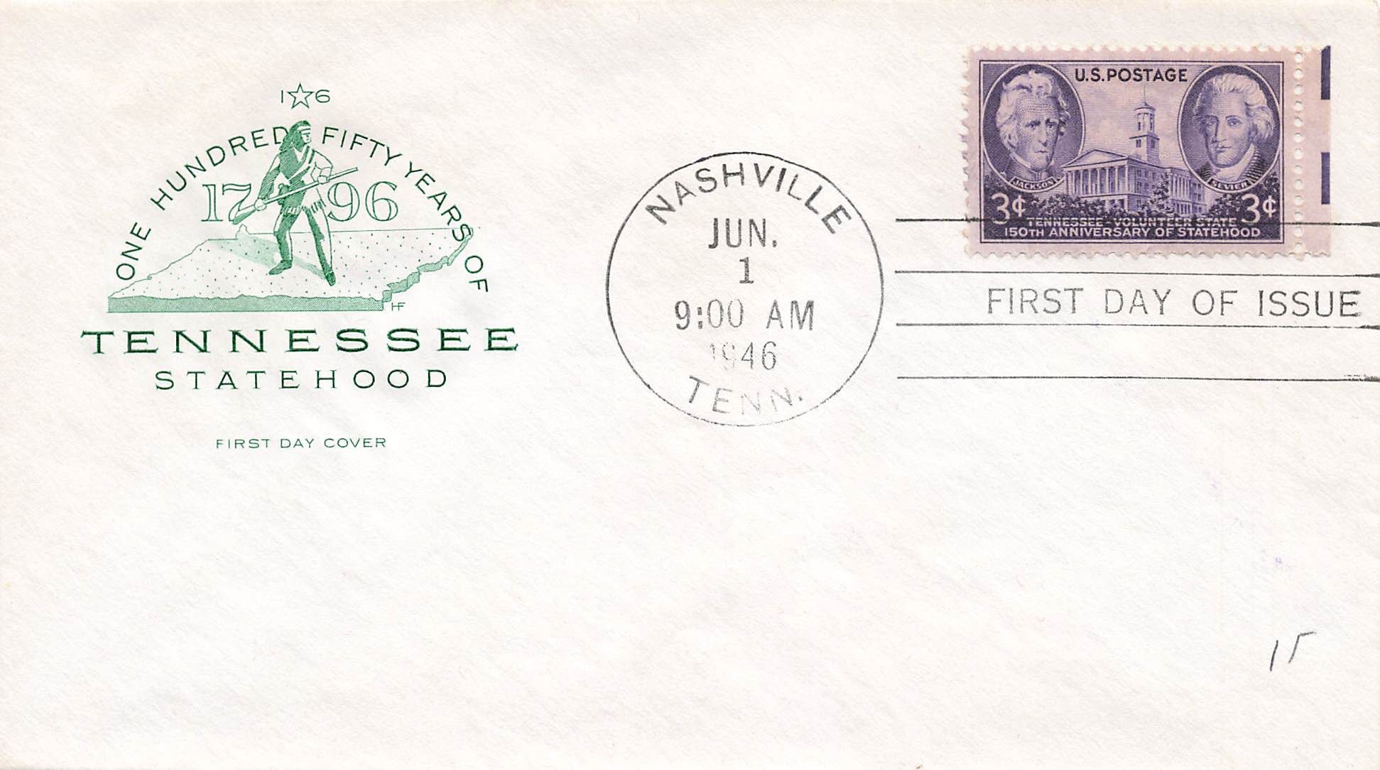 1946 Tennessee Statehood - 150 years