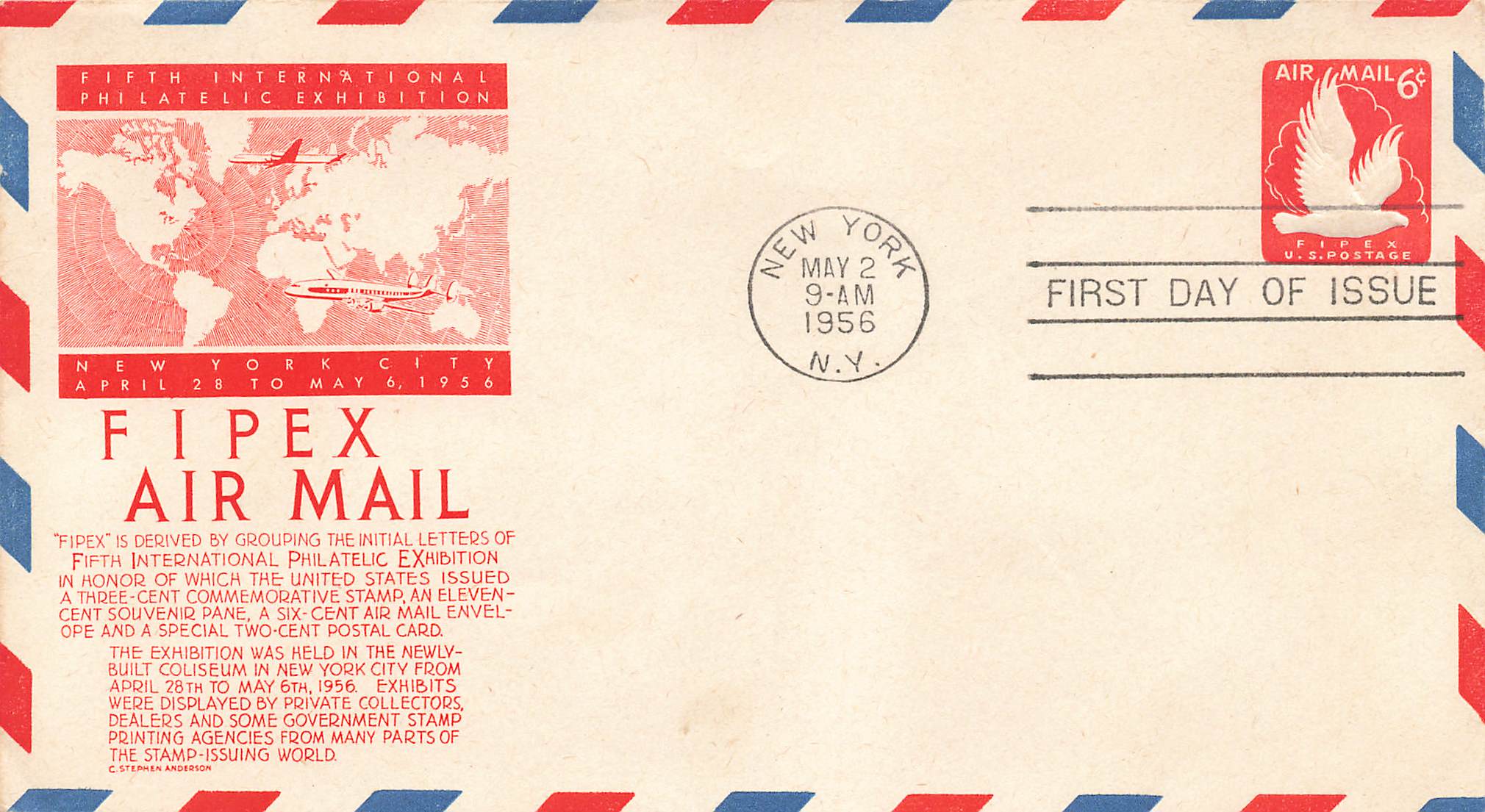 1956 FIPEX Air Mail