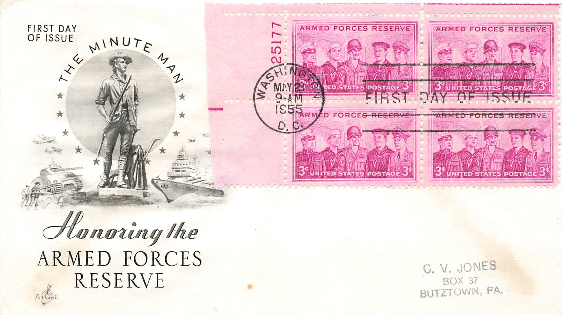 1955 Minute Man Armed Forces Reserve