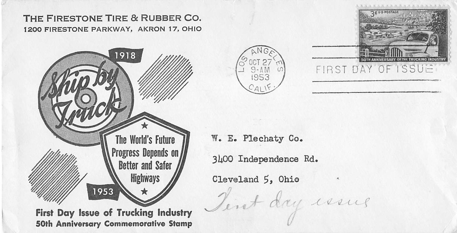 1953 Firestone Tire and Rubber Trucking industry