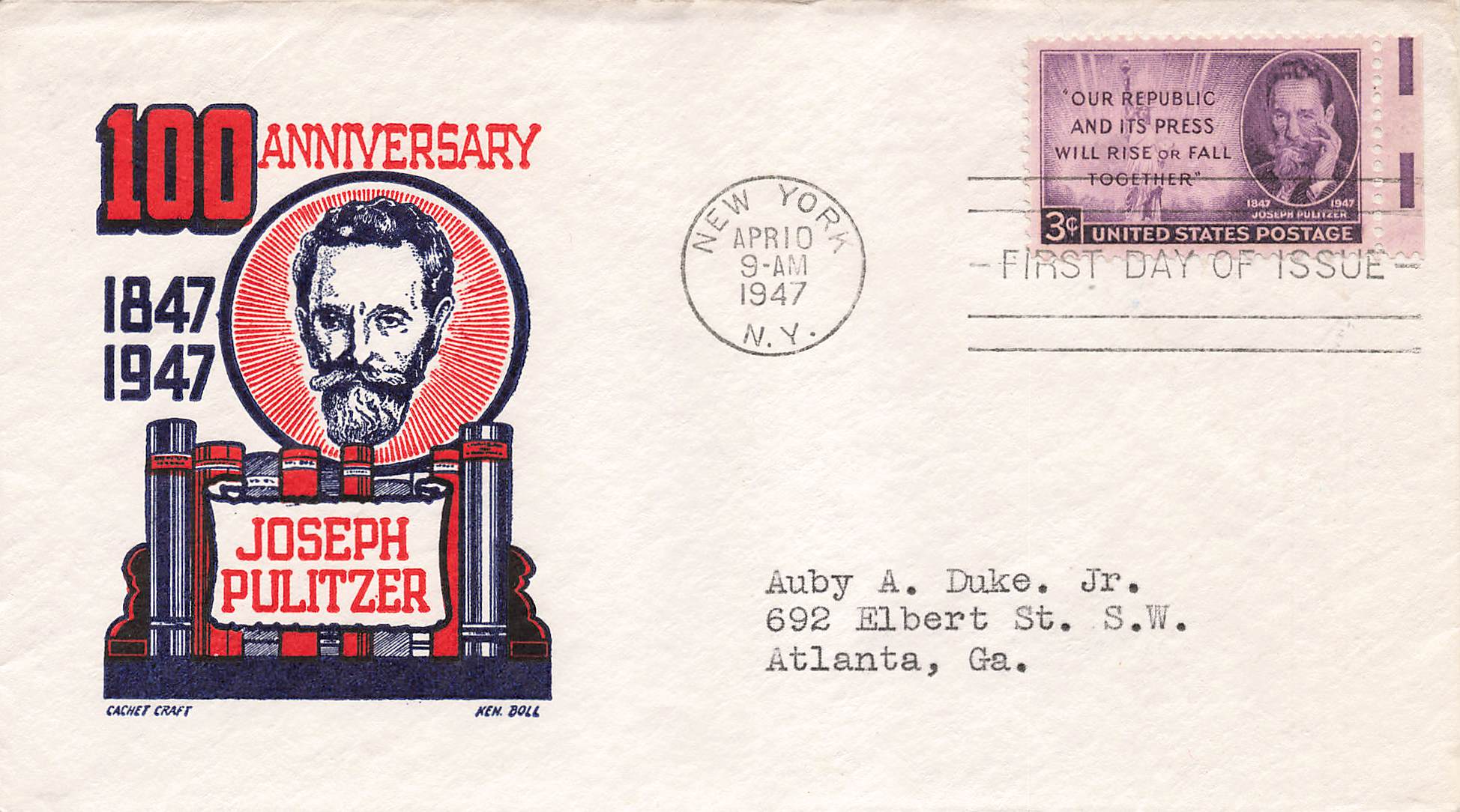 1947 Joseph Pulitzer