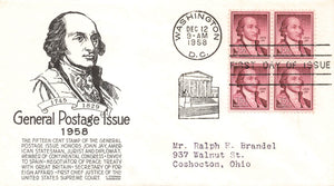 1958 John Jay general postage issue