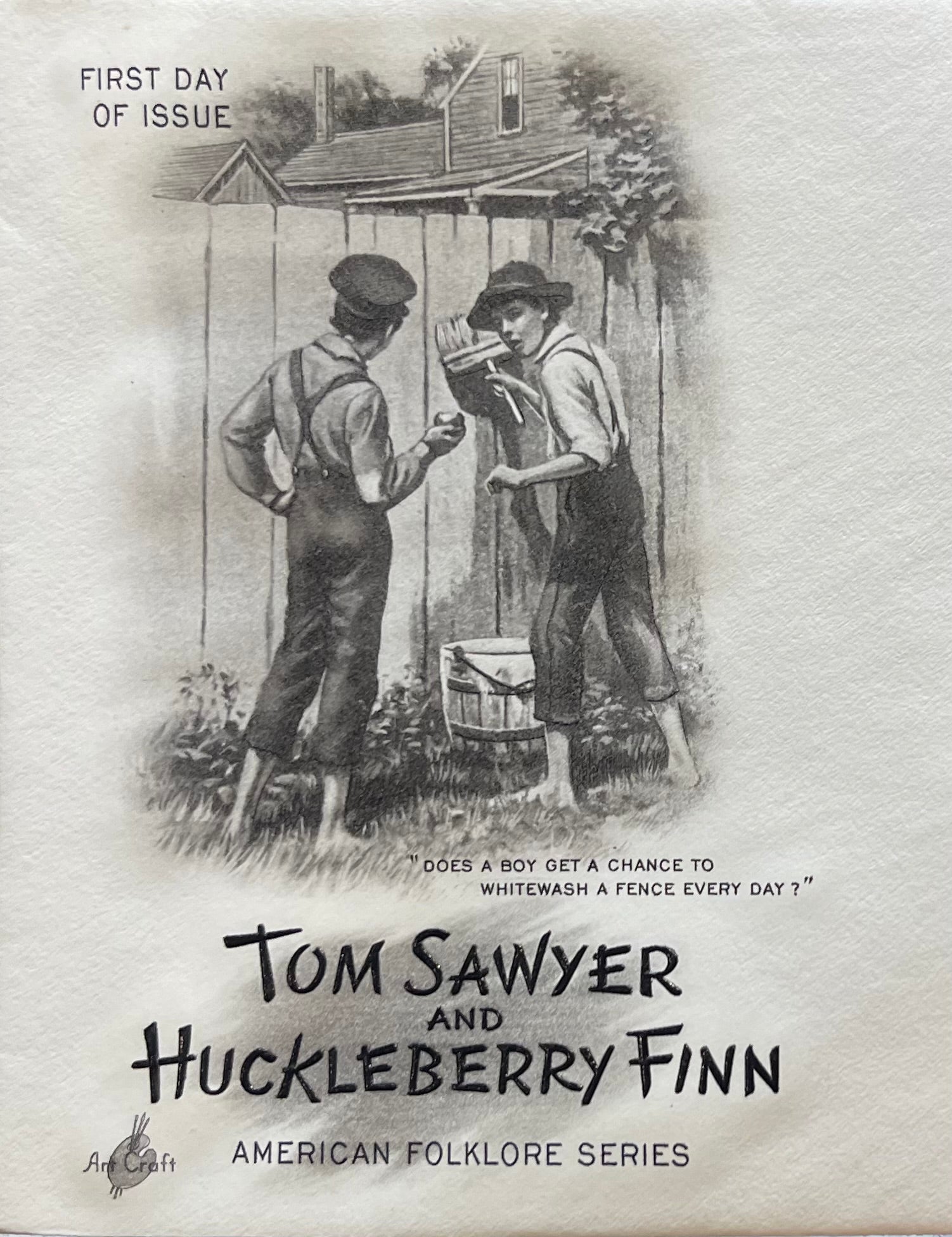 Tom Sawyer and Huckleberry Finn FDC (2) - 1972