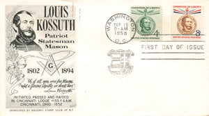 1958 Louis Kossuth Patriot Statesman Mason