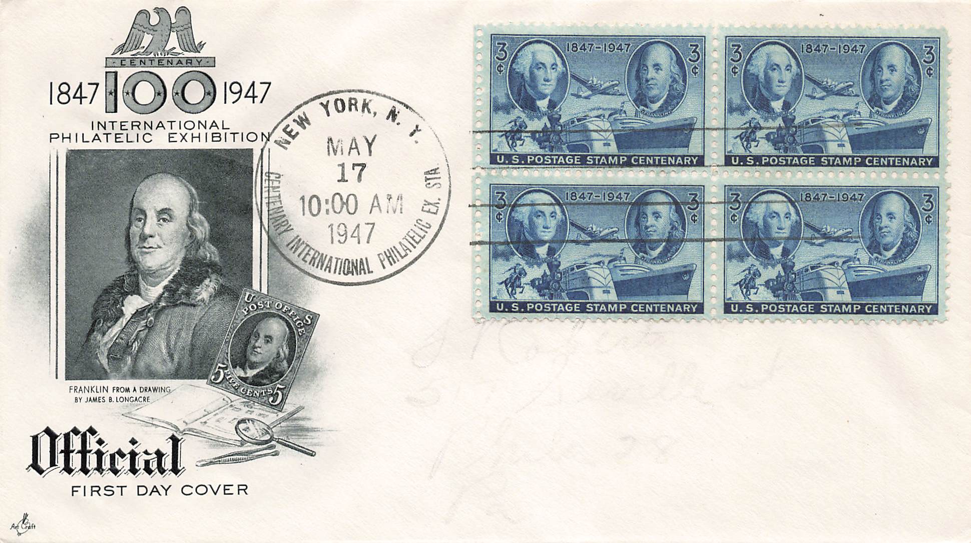 1947 Ben Franklin International Philatelic Exhibition