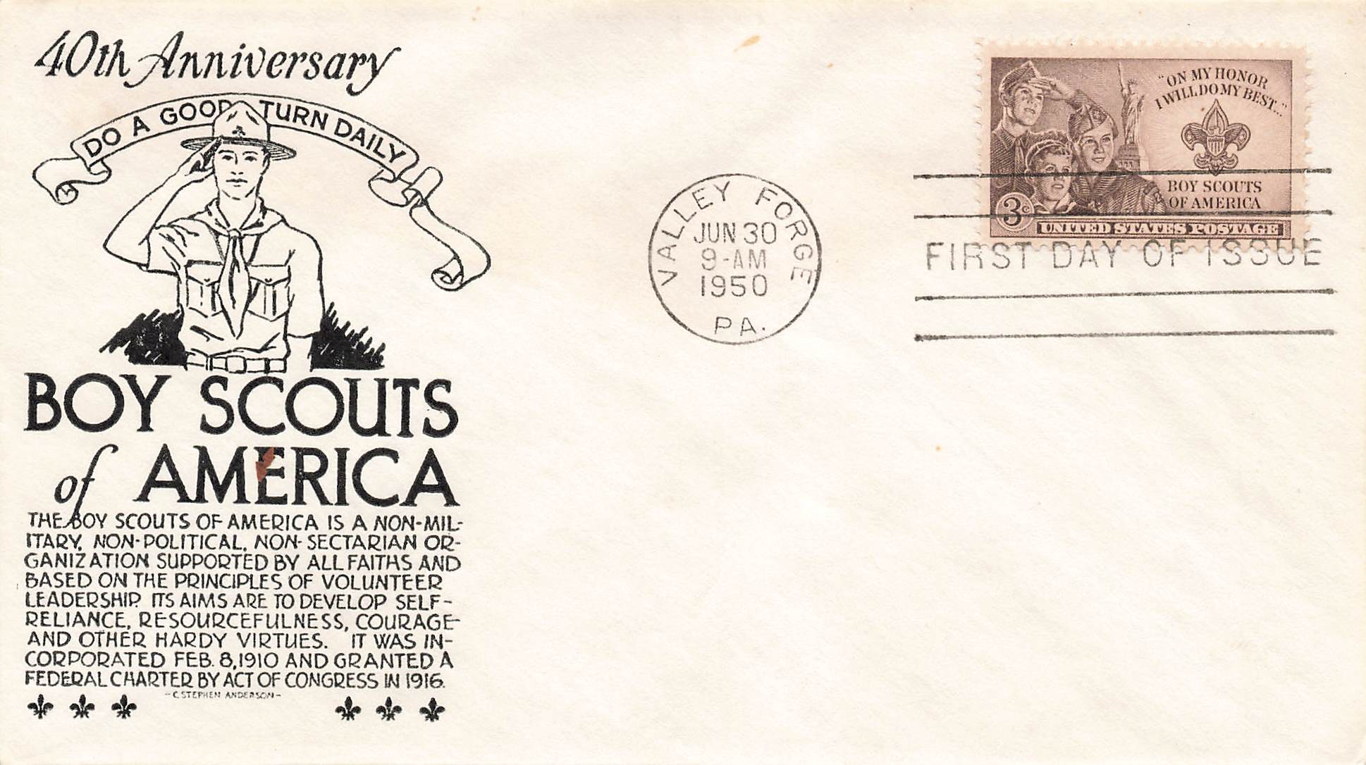 1950 Boy Scouts 40th Ann #995