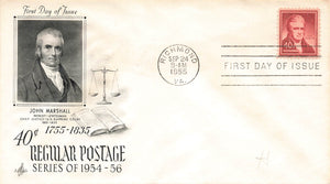 1955 Regular Postage, John Marshall .10 Cents