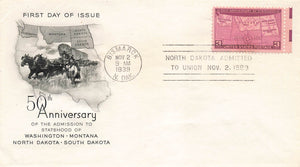 1939 50th Ann of statehood of Washigton, Montana, North Dakota, South Dakota