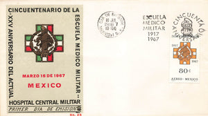 1967 Mexico - Escuela Medico Militar  .80