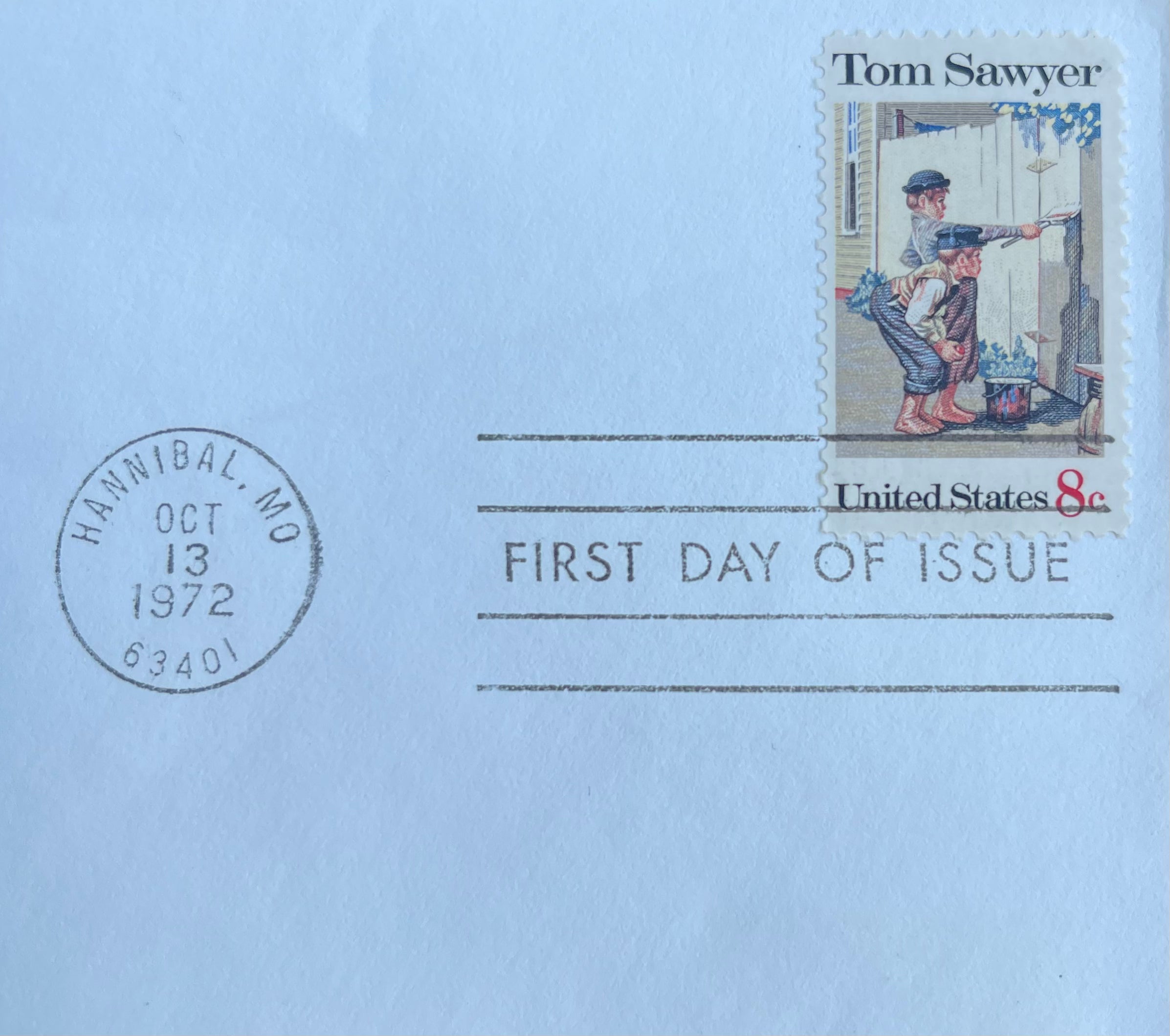 Tom Sawyer and Huckleberry Finn FDC (2) - 1972