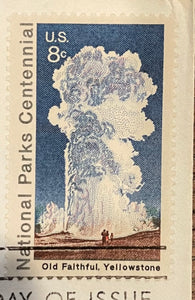 Yellowstone National Park FDC 1972