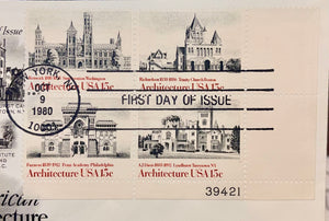 American Architecture Series FDC A - 1980