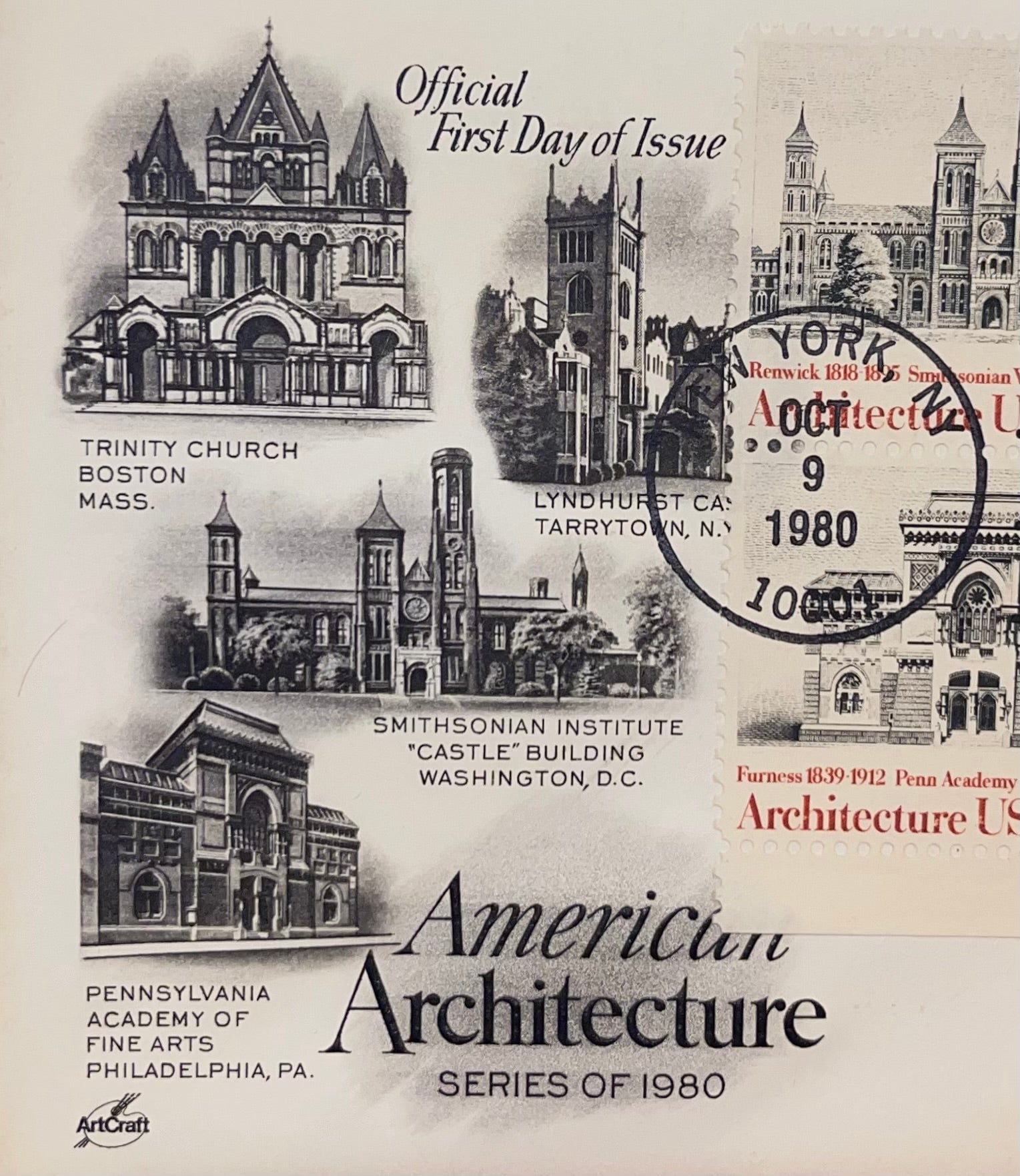 American Architecture Series FDC A - 1980