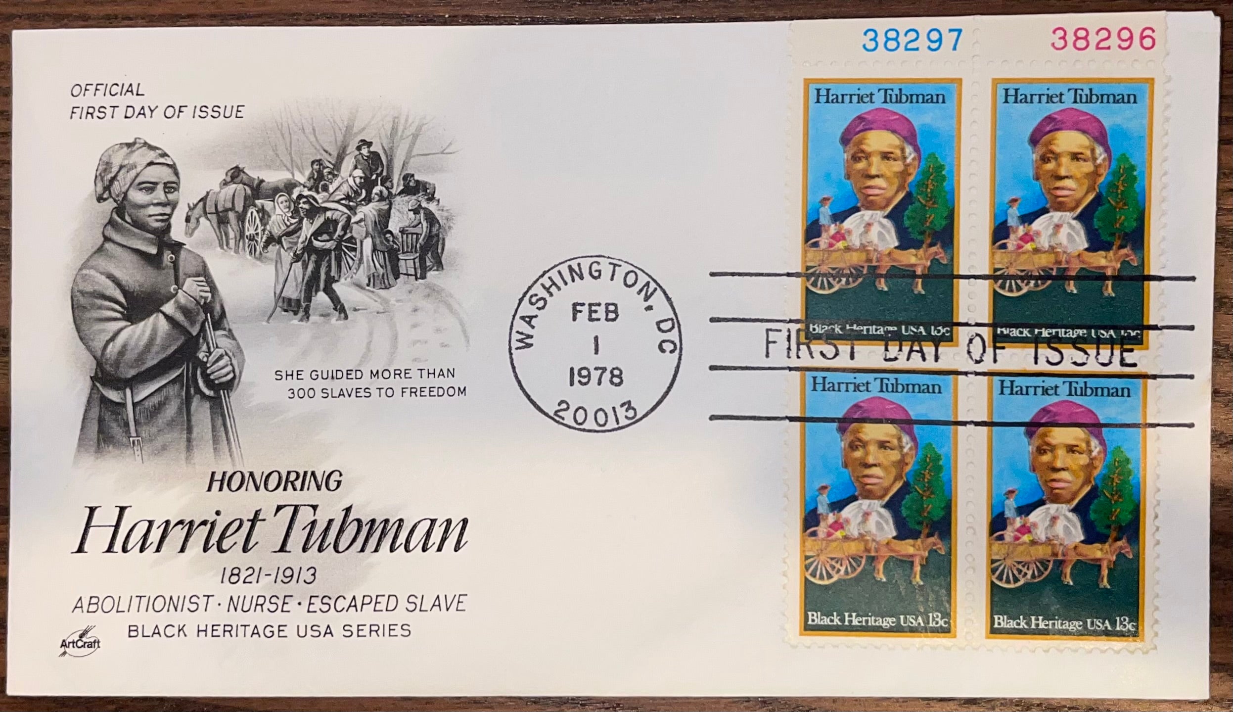 Honoring Harriet Tubman FDC 1978