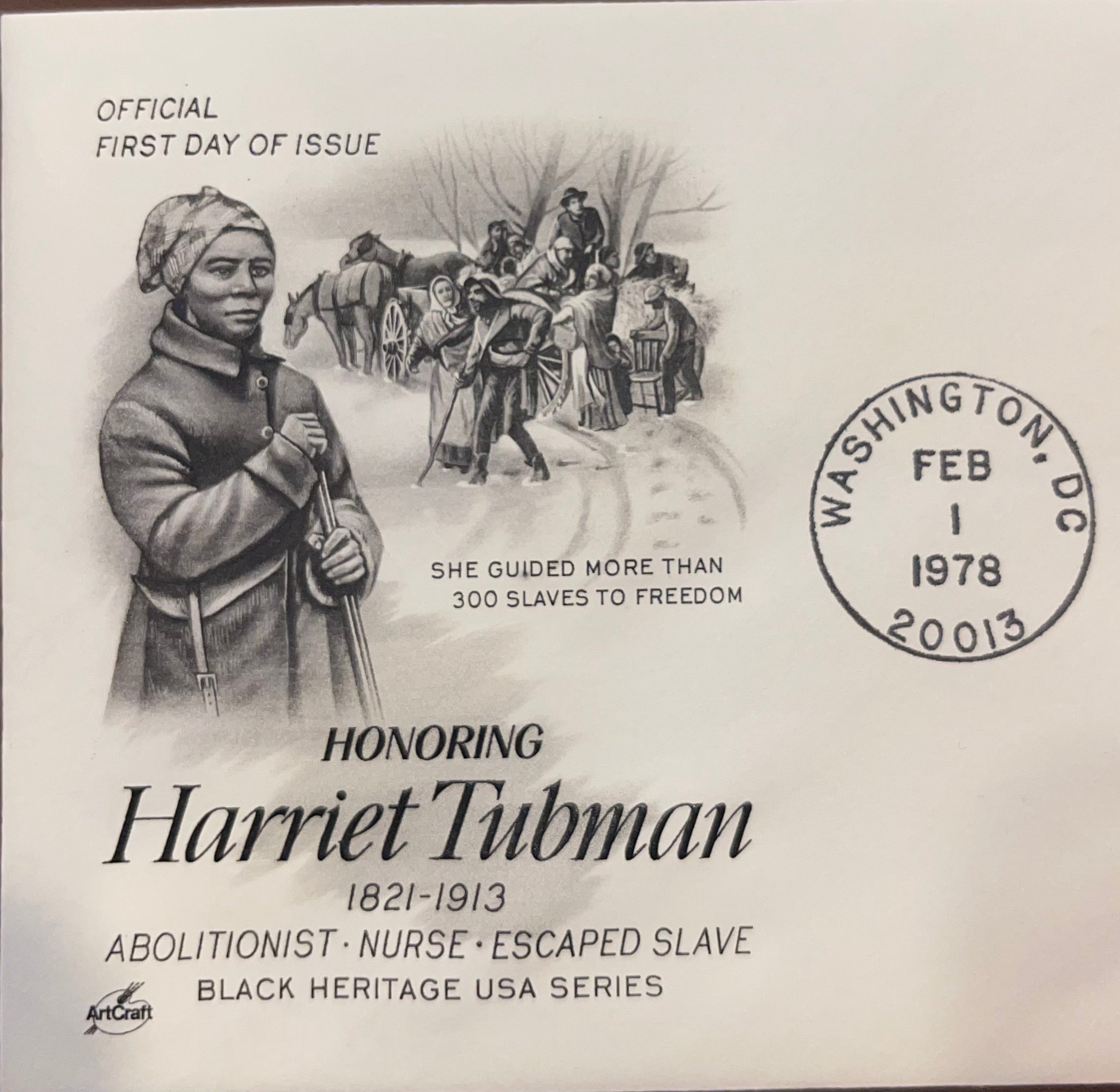 Honoring Harriet Tubman FDC 1978