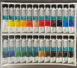 Winsor Newton Fine Acrylic Color Set 18 Colors Paints Artist