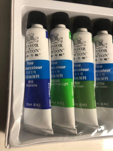 Winsor & Newton 18 pack Watercolor tubes