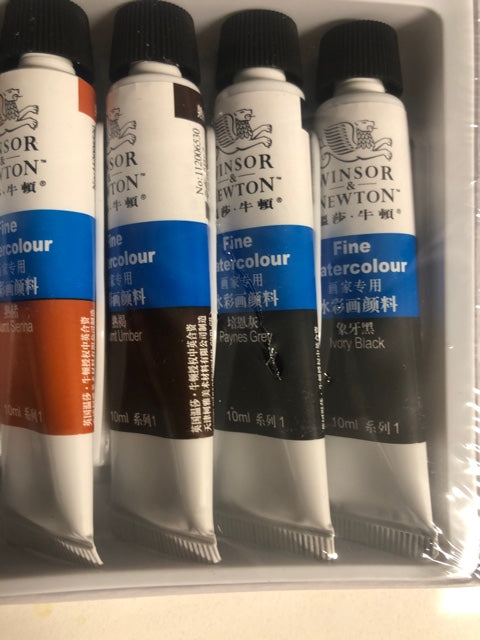 Winsor & Newton 18 pack Watercolor tubes – Maple Springs
