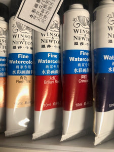 Winsor & Newton 18 pack Watercolor tubes